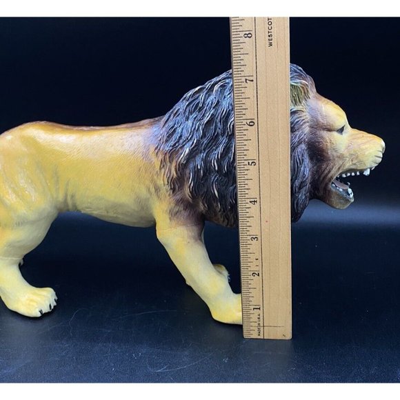 2004 Toy Lion Figure Toy Major Trading Co 17” Long Polyester Fiber Filling - Picture 10 of 16